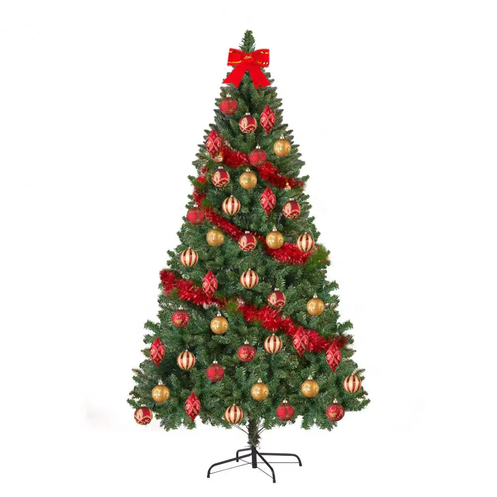 5FT Artificial Christmas Tree with Iron Base Christmas Holiday Pencil Tree with Thick Branch Tips Winter Party Christmas Decor
