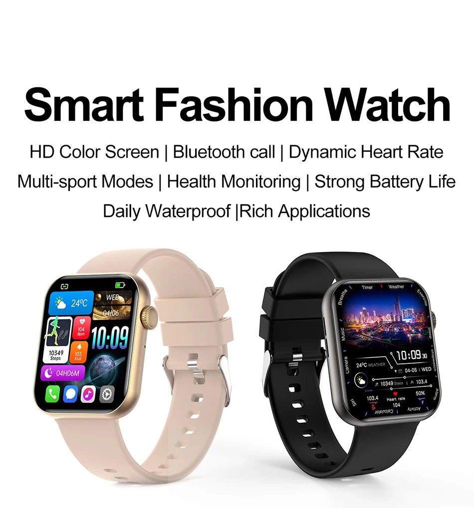 Bluetooth Call Smartwatch with Heart Rate