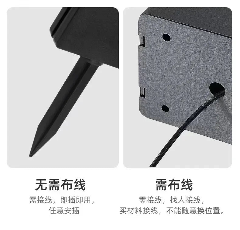 Outdoor Solar Garden Light Waterproof LED Light Grass Villa Decoration Aisle Landscape Lamp Post Garden Aisle Solar Lawn Light