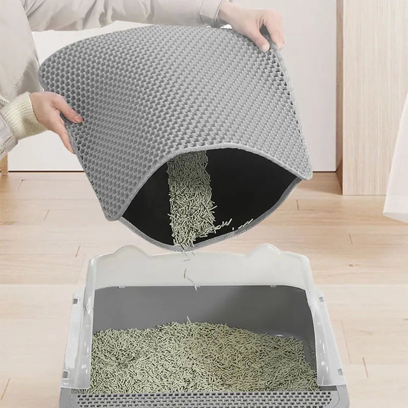 Waterproof Double Layer Cat Litter Trapping Mat