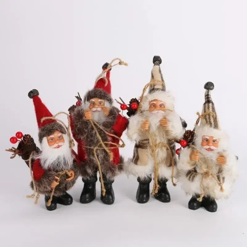 Christmas Santa Claus Doll Toy Tree Hanging Ornaments Decoration Exquisite for Home Xmas