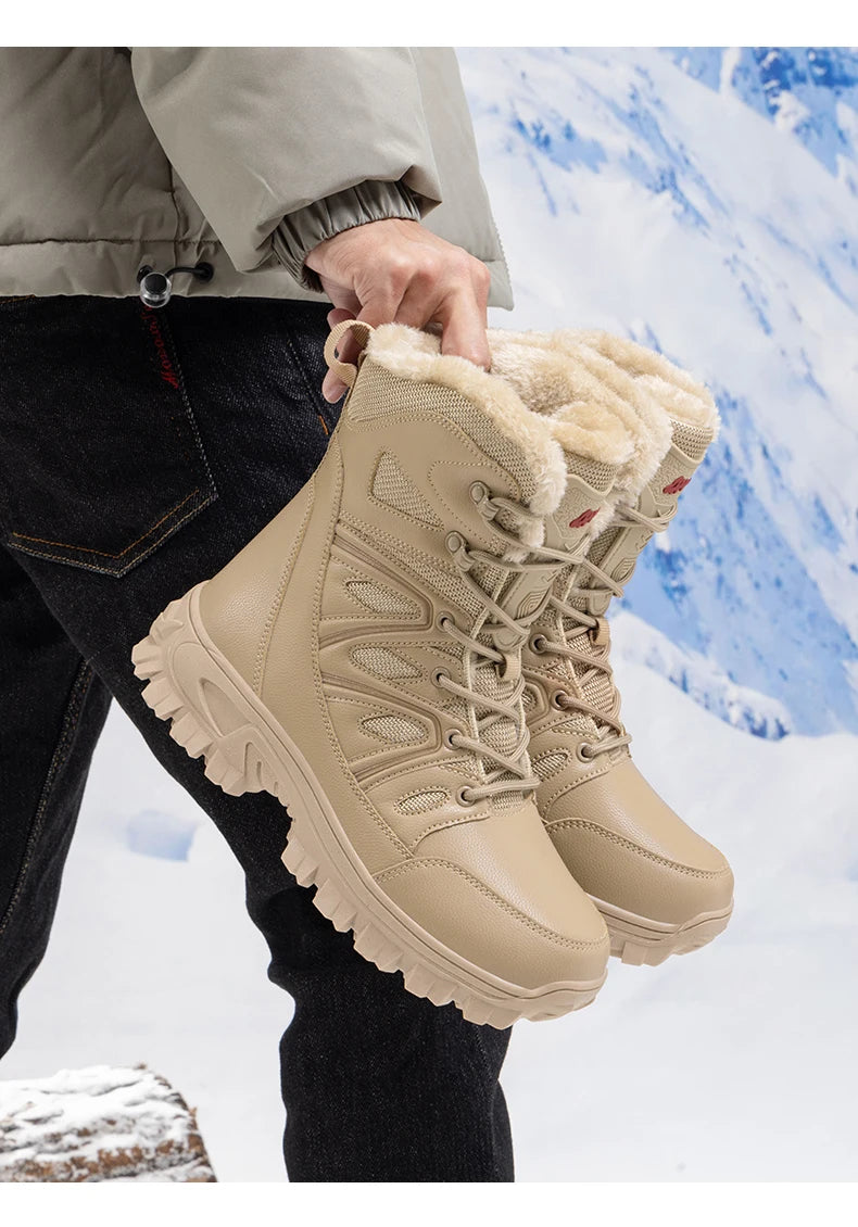 Men’s Waterproof EVA Rain Boots – Non-Slip Winter Snow Shoes