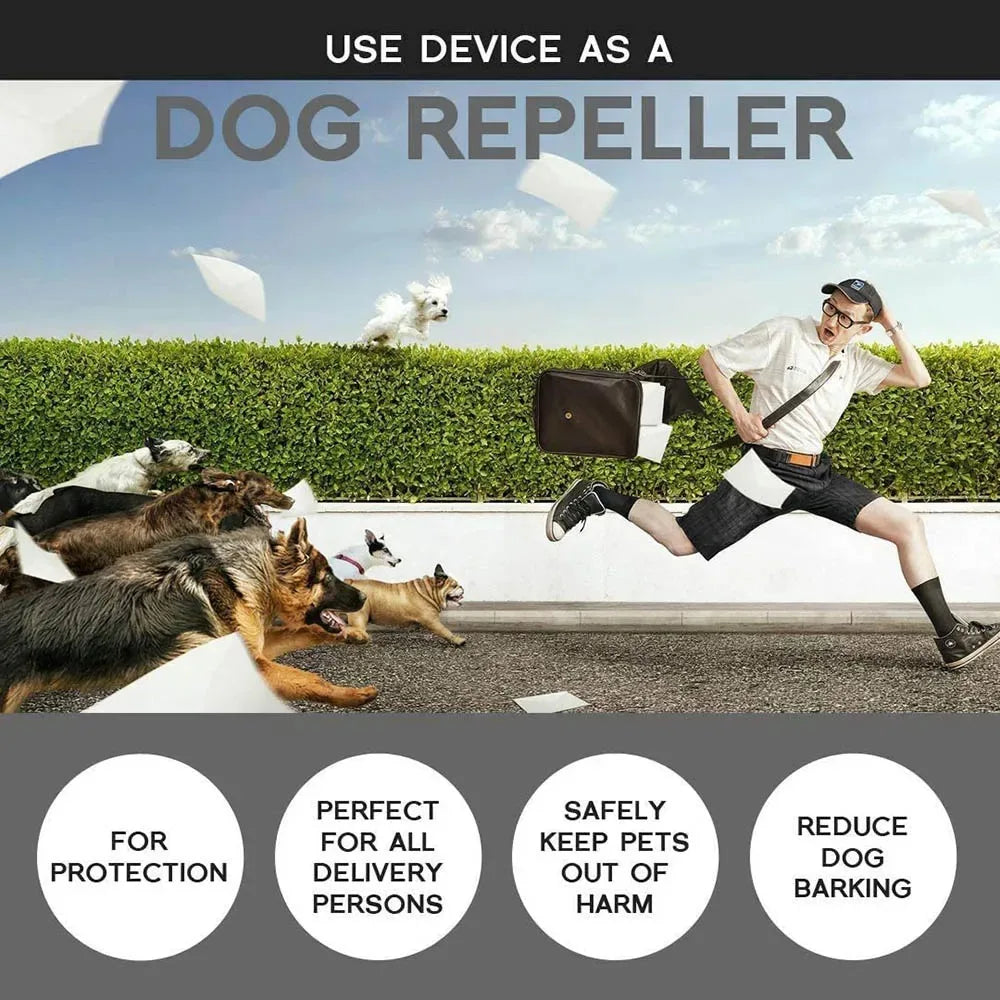 Ultrasonic Dog Repeller Portable Dog Repellent Dog Trainer With LED light Type-C Fast Charging Dog Anti Bark Deterrent Anti Bark