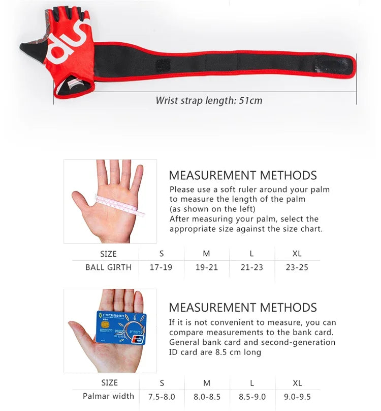 Half Finger Gym Gloves for Weight Training